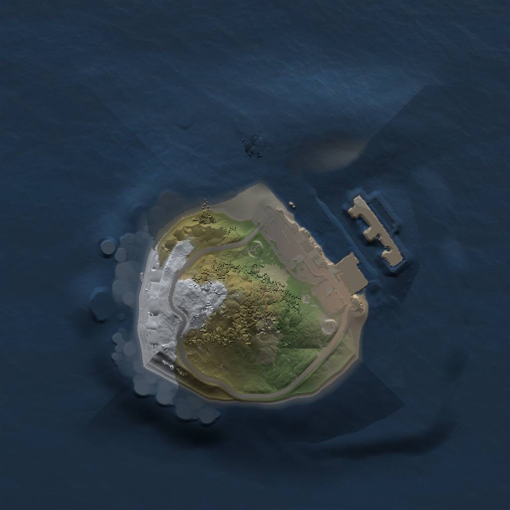 Rust Map: Procedural Map, Size: 1000, Seed: 72940136, 2 Monuments