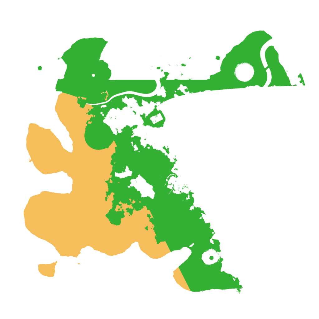 Biome Rust Map: Procedural Map, Size: 3000, Seed: 1064