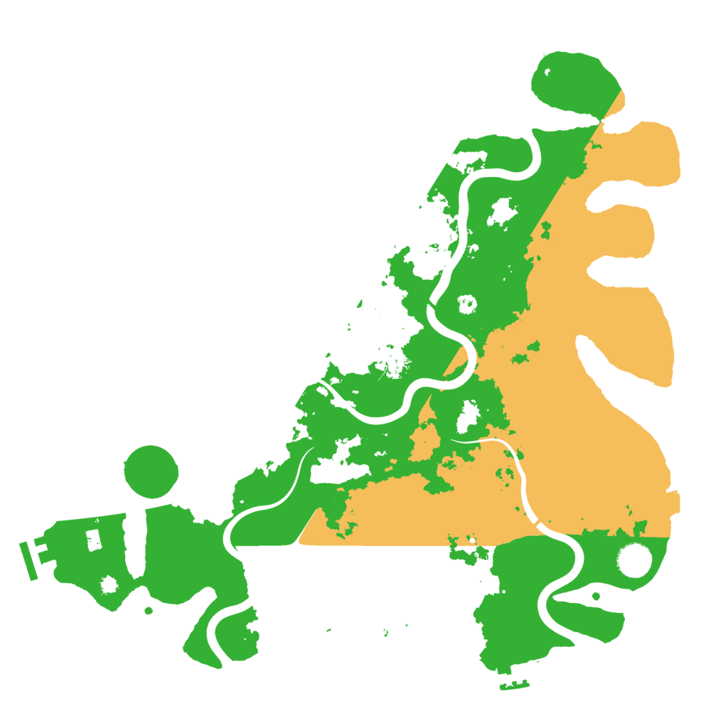 Biome Rust Map: Procedural Map, Size: 3750, Seed: 294486615