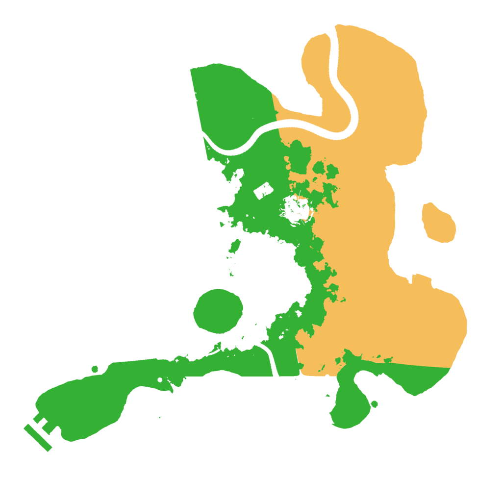 Biome Rust Map: Procedural Map, Size: 3000, Seed: 14071