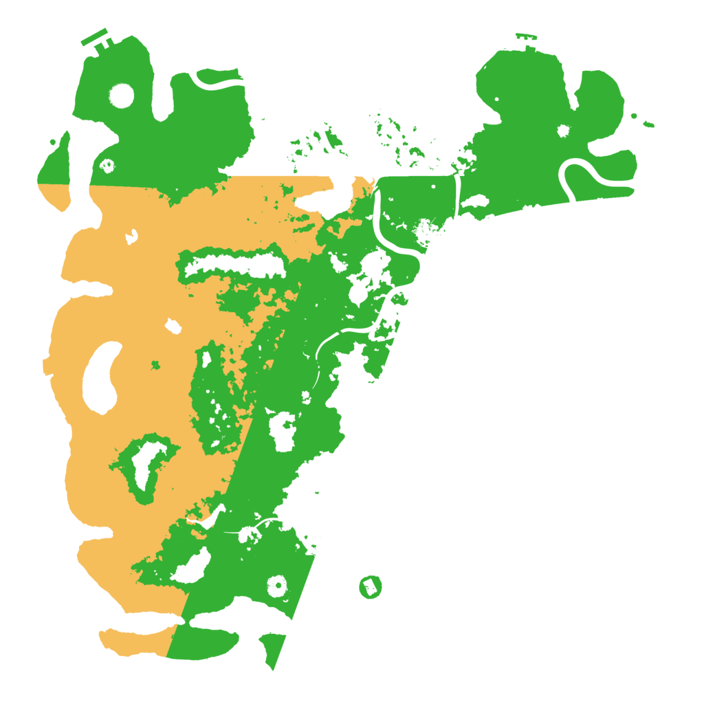 Biome Rust Map: Procedural Map, Size: 5000, Seed: 140393