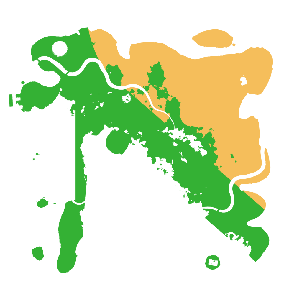 Biome Rust Map: Procedural Map, Size: 3500, Seed: 767954984