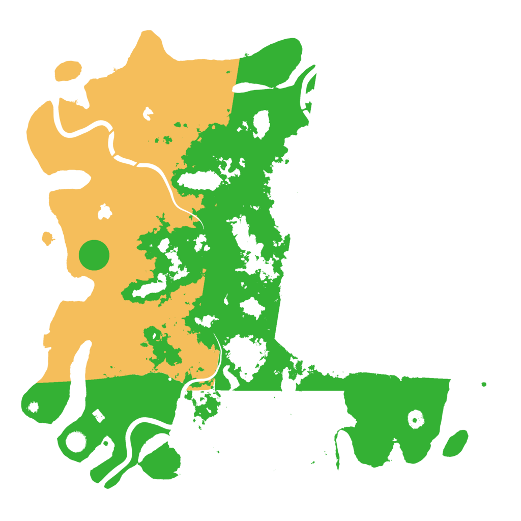 Biome Rust Map: Procedural Map, Size: 4500, Seed: 2098818568
