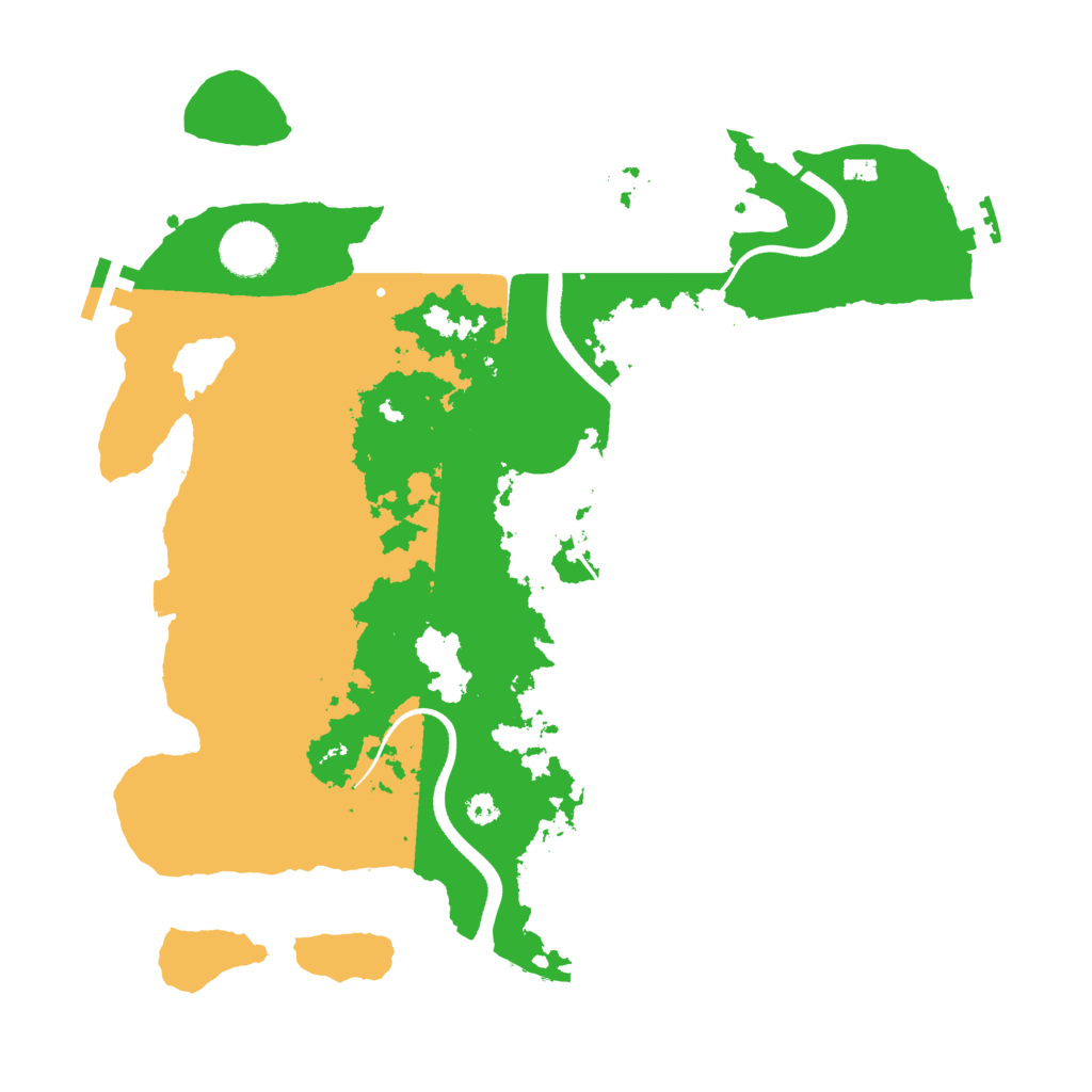 Biome Rust Map: Procedural Map, Size: 3500, Seed: 1020894295