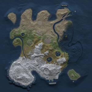 Thumbnail Rust Map: Procedural Map, Size: 2748, Seed: 2147483647, 10 Monuments