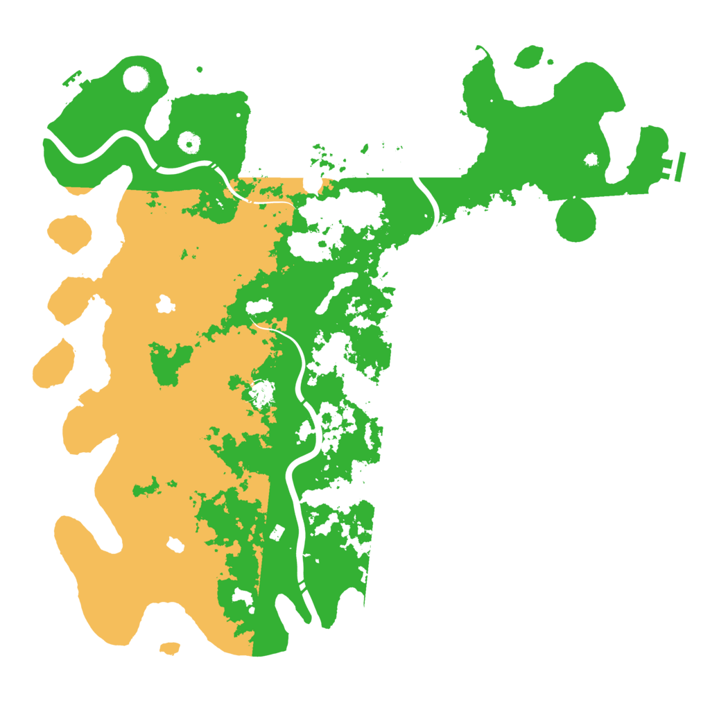 Biome Rust Map: Procedural Map, Size: 4800, Seed: 687270492