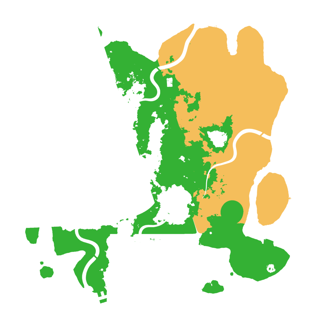 Biome Rust Map: Procedural Map, Size: 3700, Seed: 1772870044