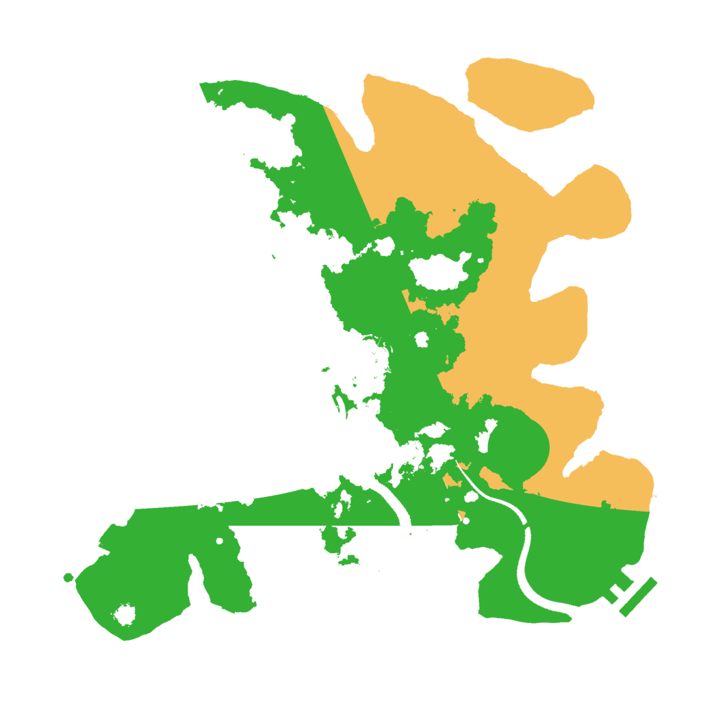 Biome Rust Map: Procedural Map, Size: 3000, Seed: 247478988