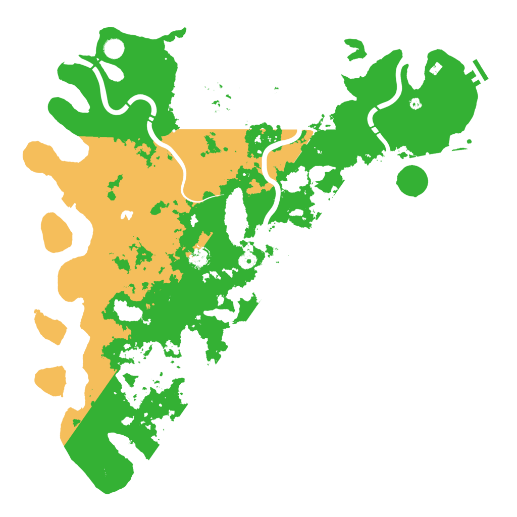 Biome Rust Map: Procedural Map, Size: 4500, Seed: 1058122783