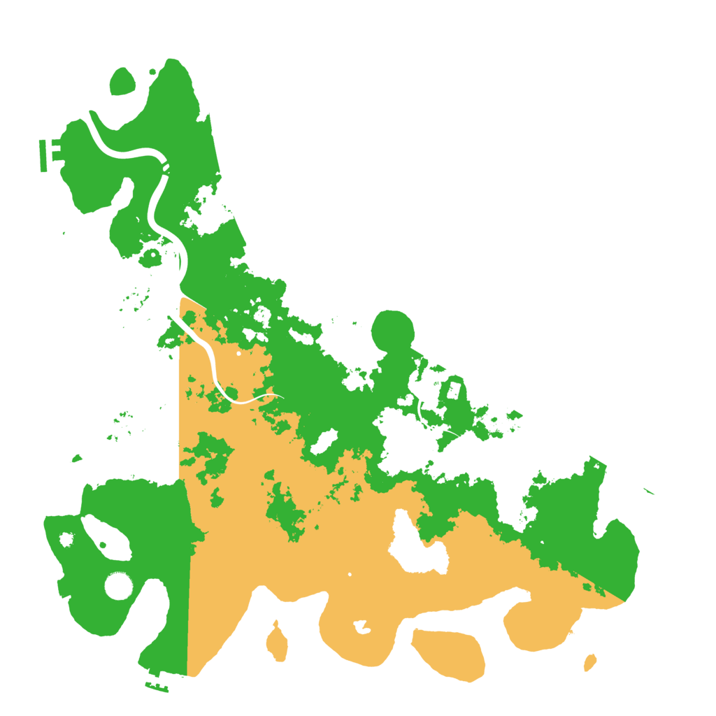 Biome Rust Map: Procedural Map, Size: 4500, Seed: 383600677