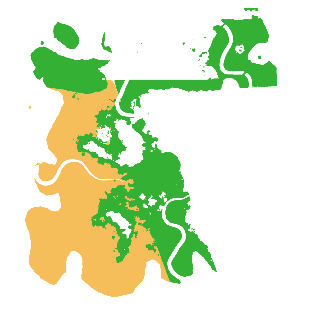 Biome Rust Map: Procedural Map, Size: 3500, Seed: 1006913113