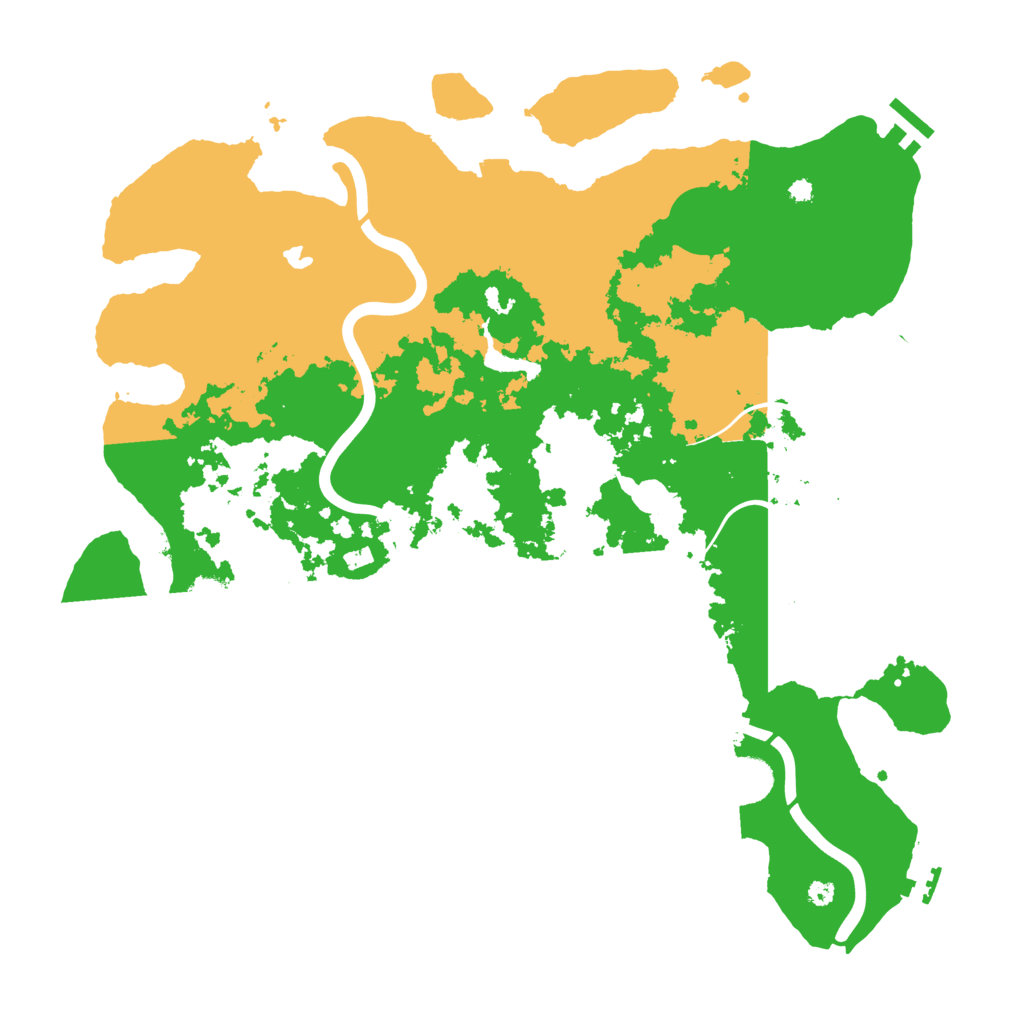 Biome Rust Map: Procedural Map, Size: 4000, Seed: 810191016