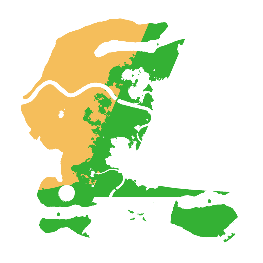 Biome Rust Map: Procedural Map, Size: 3000, Seed: 433306