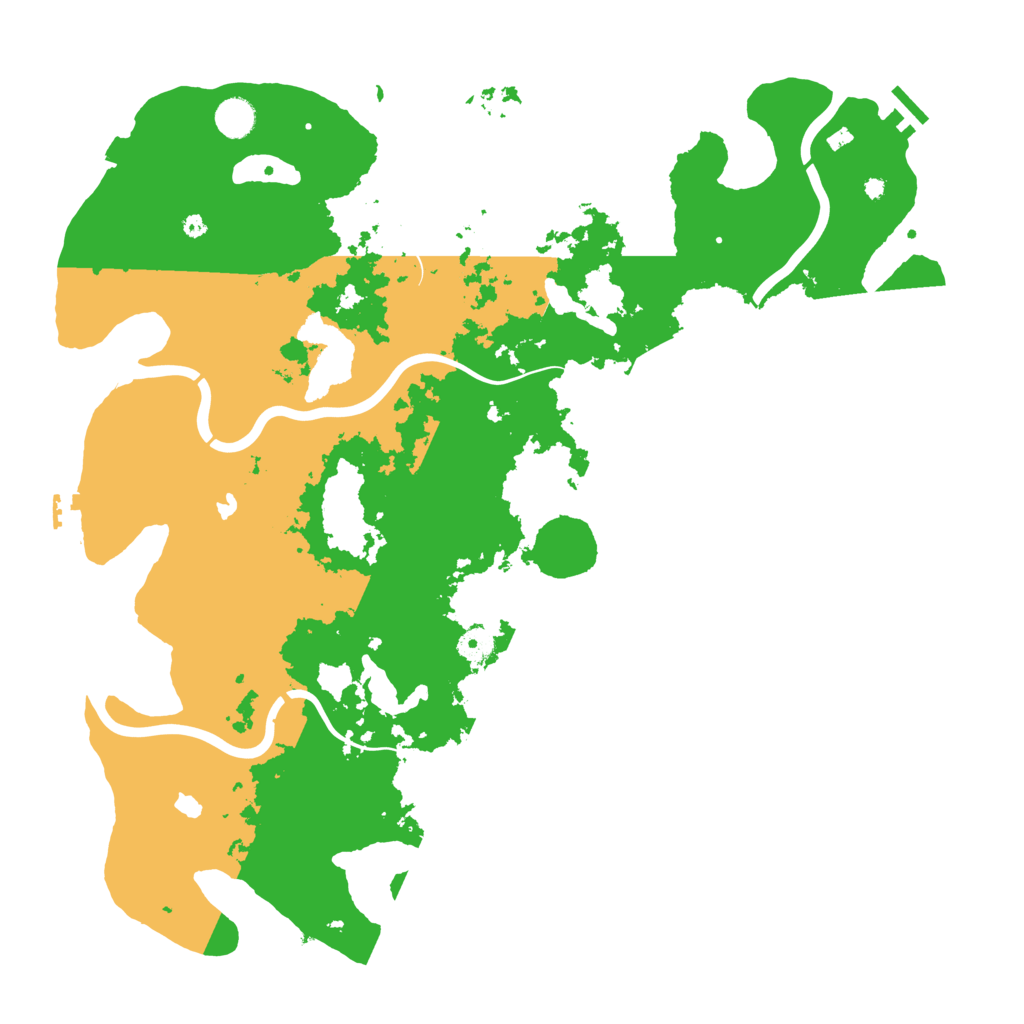 Biome Rust Map: Procedural Map, Size: 4500, Seed: 1974351990