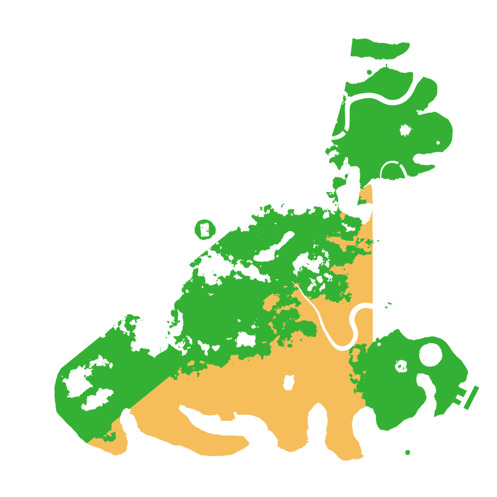 Biome Rust Map: Procedural Map, Size: 4000, Seed: 49761