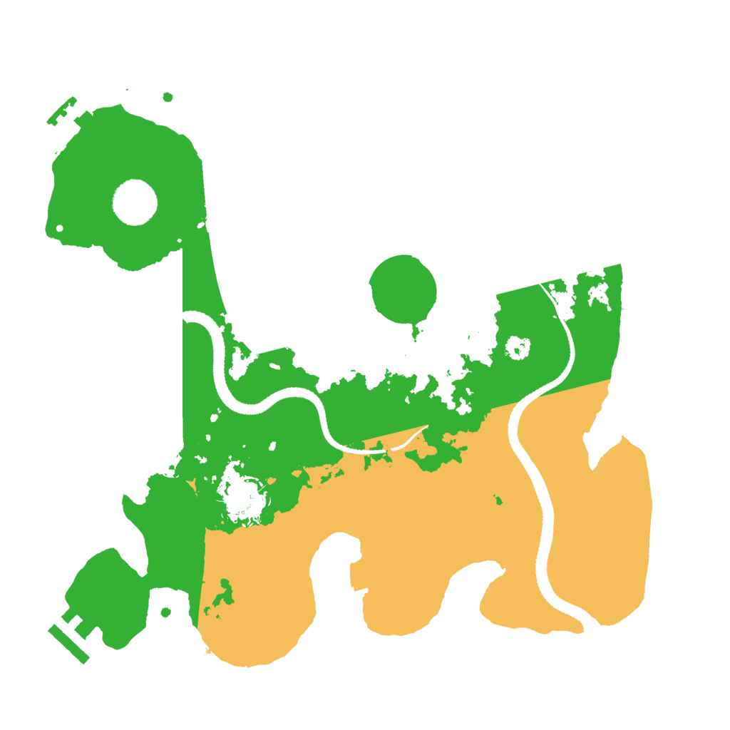 Biome Rust Map: Procedural Map, Size: 3002, Seed: 1