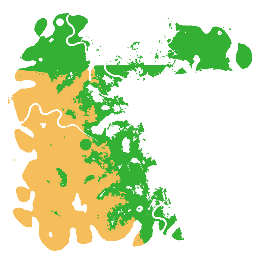 Biome Rust Map: Procedural Map, Size: 6000, Seed: 1006913113