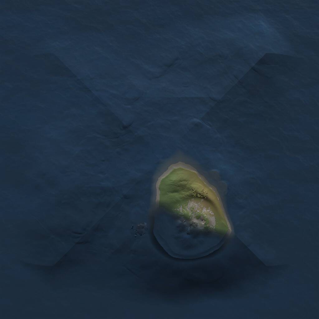 Rust Map: Procedural Map, Size: 1000, Seed: 998987, 1 Monuments