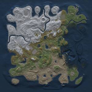 Thumbnail Rust Map: Procedural Map, Size: 4500, Seed: 1050972858, 16 Monuments