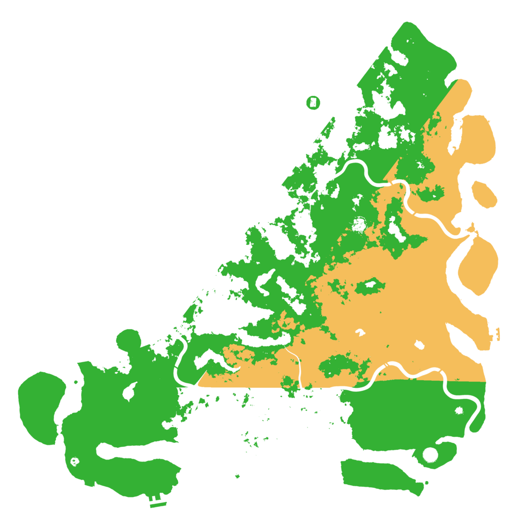 Biome Rust Map: Procedural Map, Size: 6000, Seed: 5062026