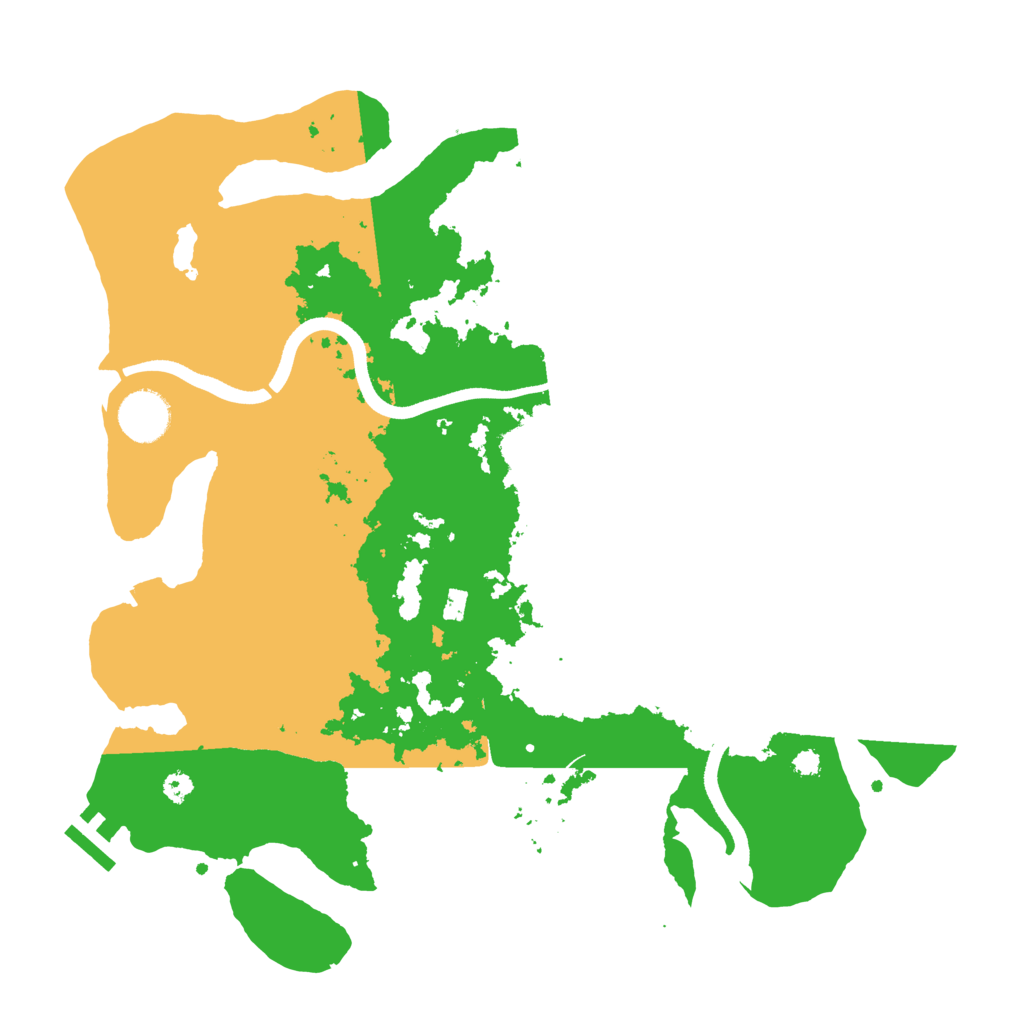 Biome Rust Map: Procedural Map, Size: 3500, Seed: 729249965