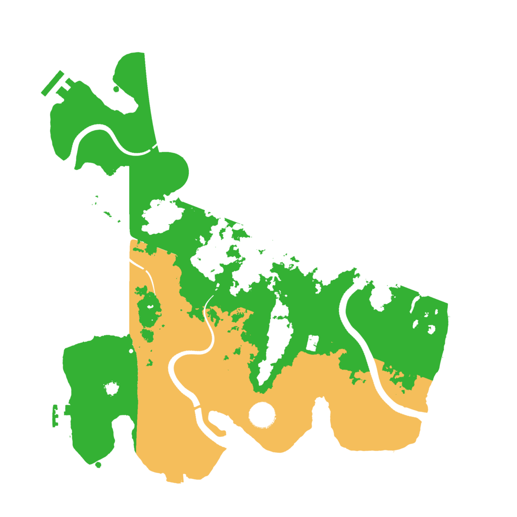 Biome Rust Map: Procedural Map, Size: 3500, Seed: 1897431873