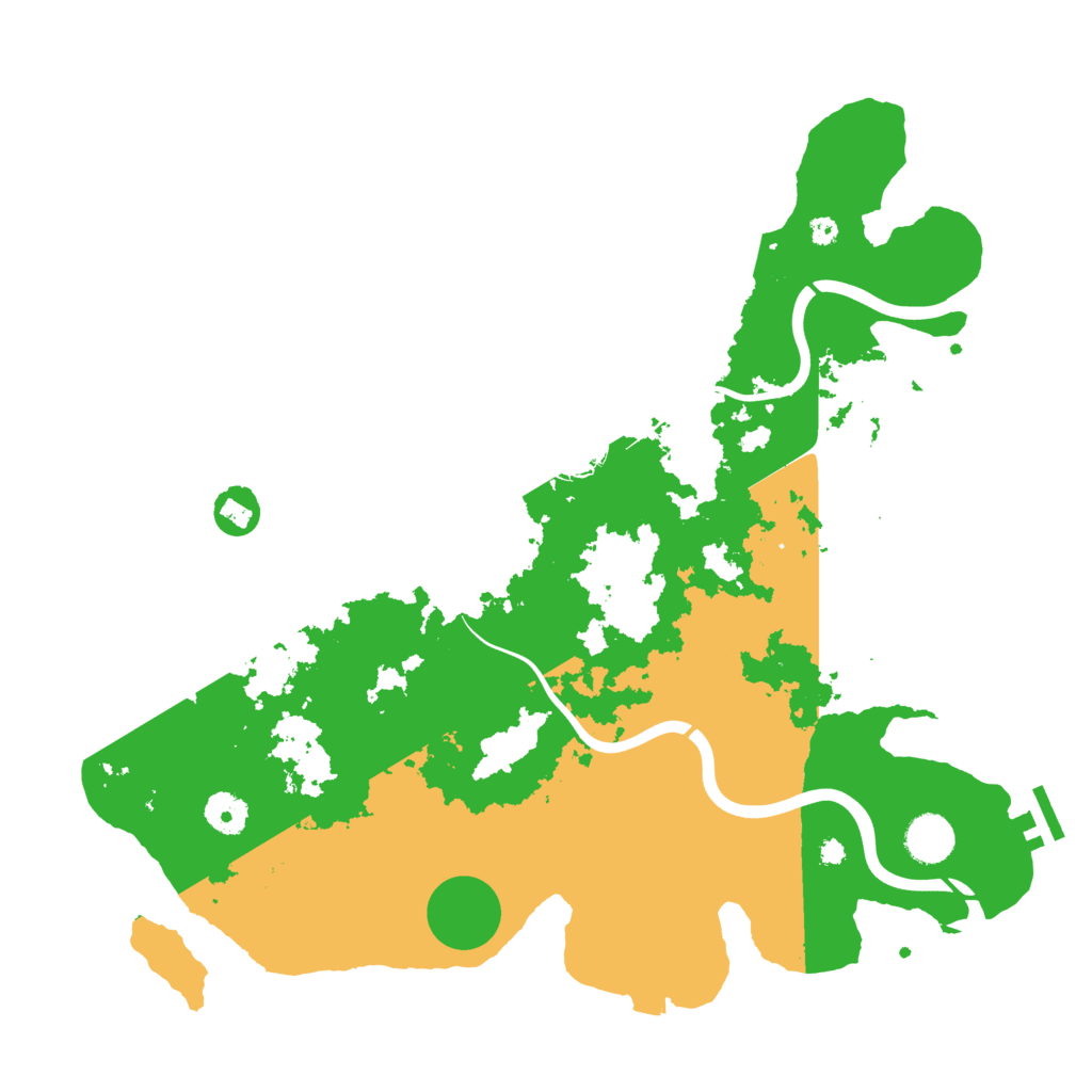 Biome Rust Map: Procedural Map, Size: 3900, Seed: 7777