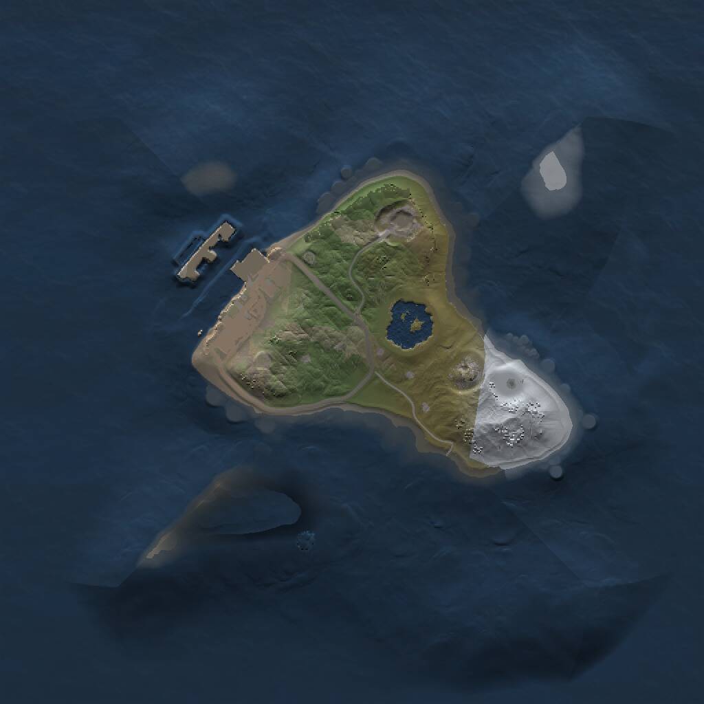 Rust Map: Procedural Map, Size: 1500, Seed: 198057392, 2 Monuments