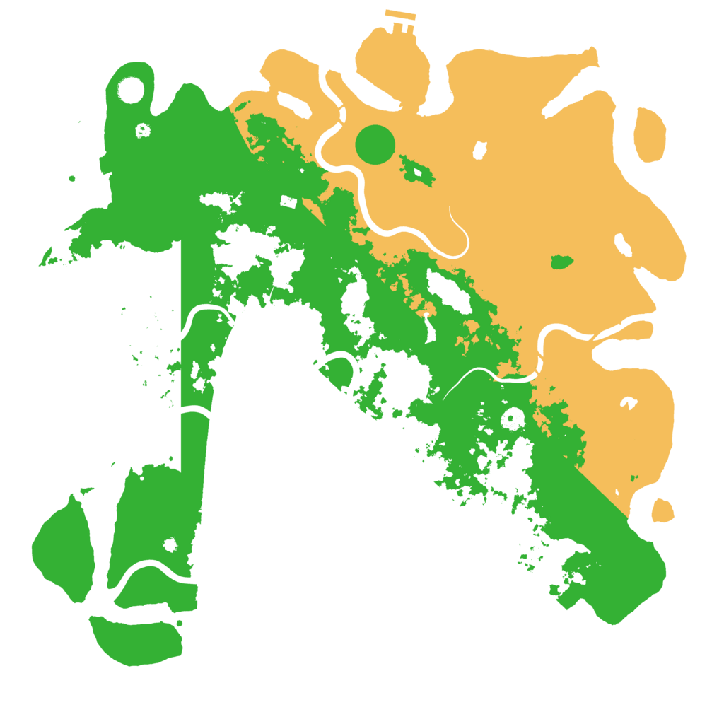 Biome Rust Map: Procedural Map, Size: 4800, Seed: 263894656
