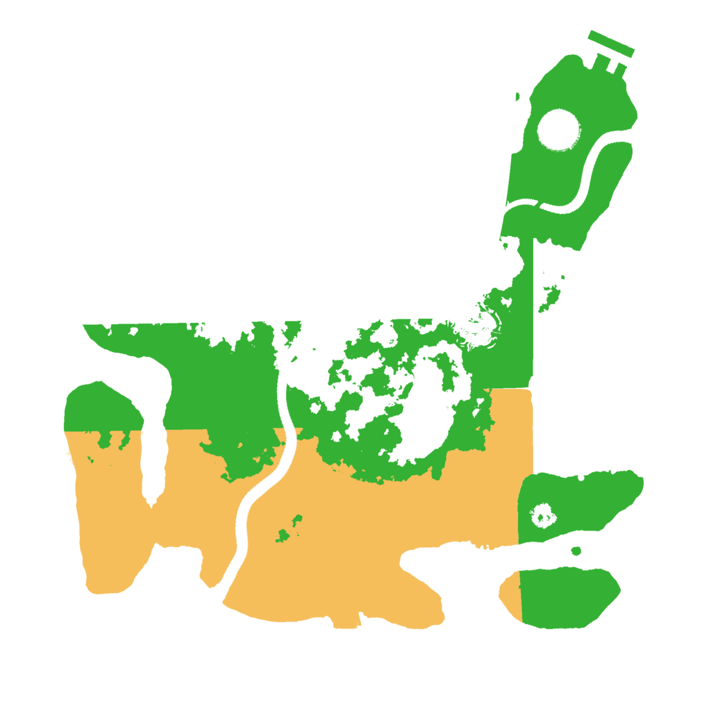 Biome Rust Map: Procedural Map, Size: 3000, Seed: 999100463