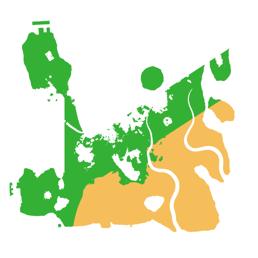 Biome Rust Map: Procedural Map, Size: 3000, Seed: 112916