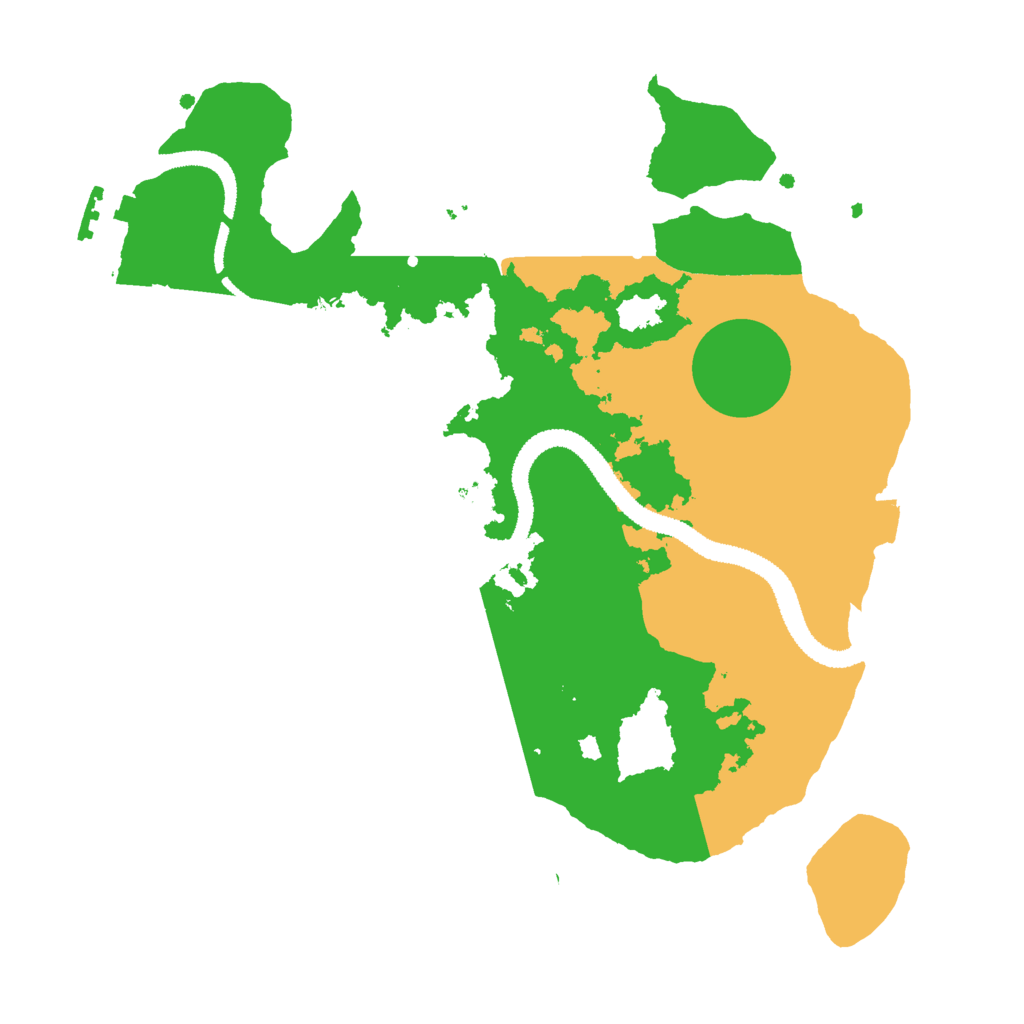 Biome Rust Map: Procedural Map, Size: 2750, Seed: 1441272219