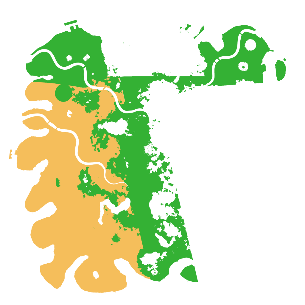 Biome Rust Map: Procedural Map, Size: 4800, Seed: 155682230
