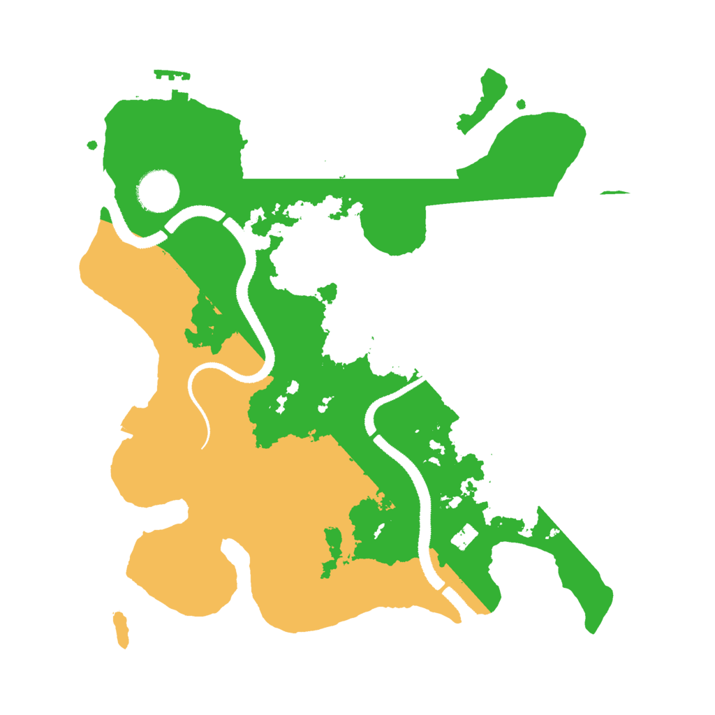 Biome Rust Map: Procedural Map, Size: 3000, Seed: 617841163