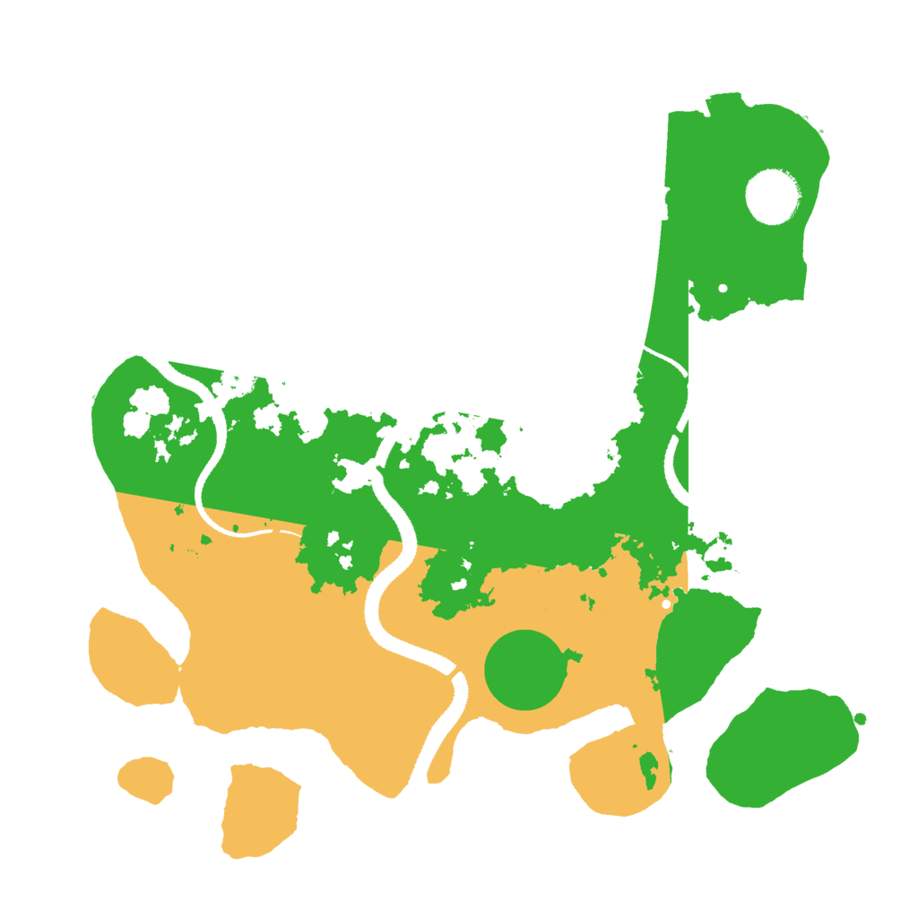Biome Rust Map: Procedural Map, Size: 3000, Seed: 83226