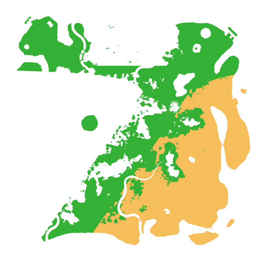 Biome Rust Map: Procedural Map, Size: 4500, Seed: 227732773