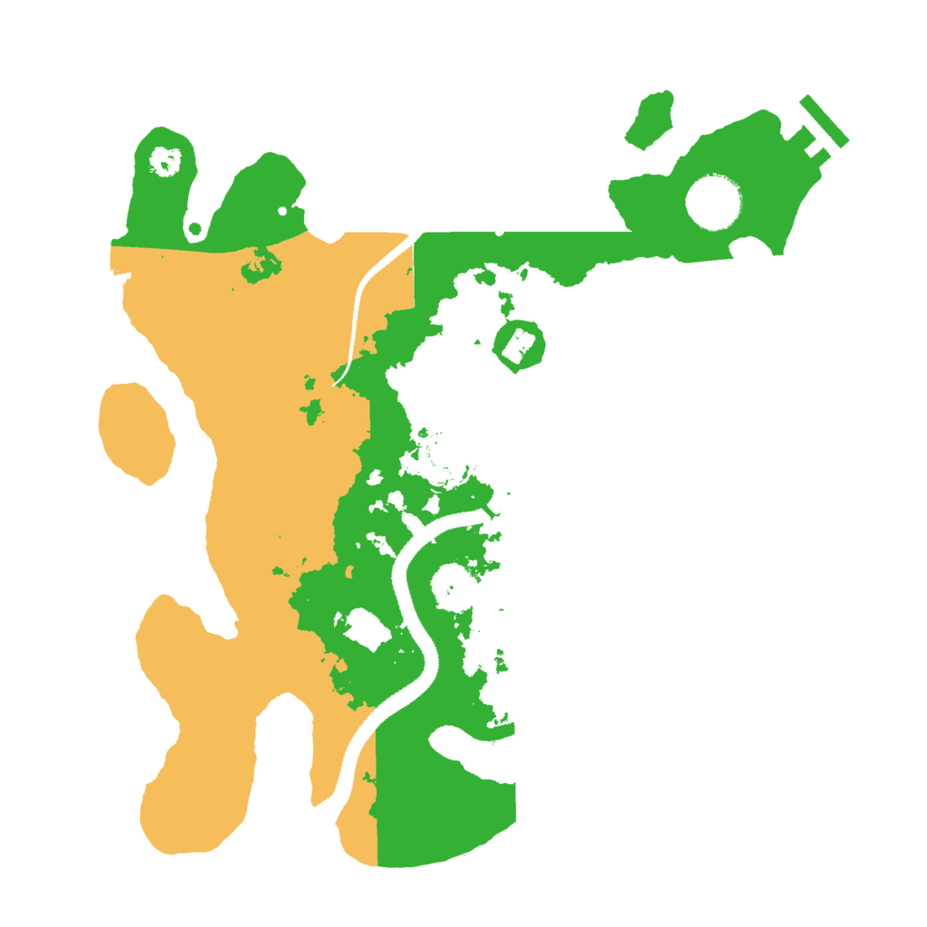 Biome Rust Map: Procedural Map, Size: 3000, Seed: 72377