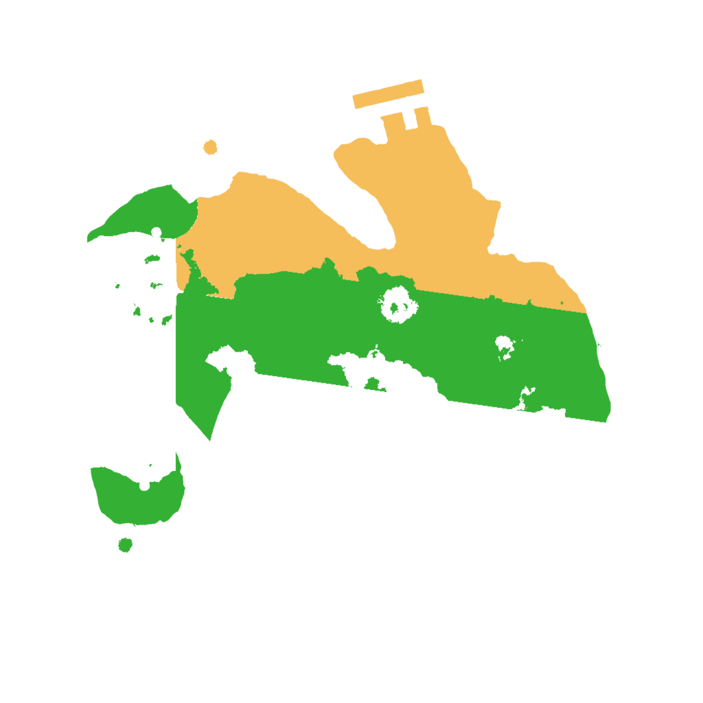 Biome Rust Map: Procedural Map, Size: 2000, Seed: 29682078