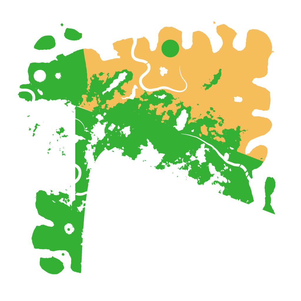 Biome Rust Map: Procedural Map, Size: 4500, Seed: 1350308156