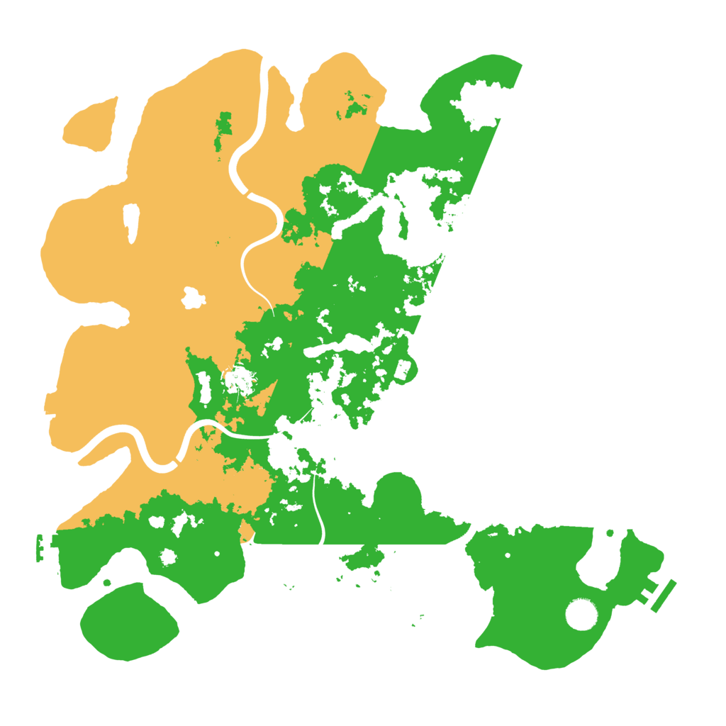 Biome Rust Map: Procedural Map, Size: 4000, Seed: 8345