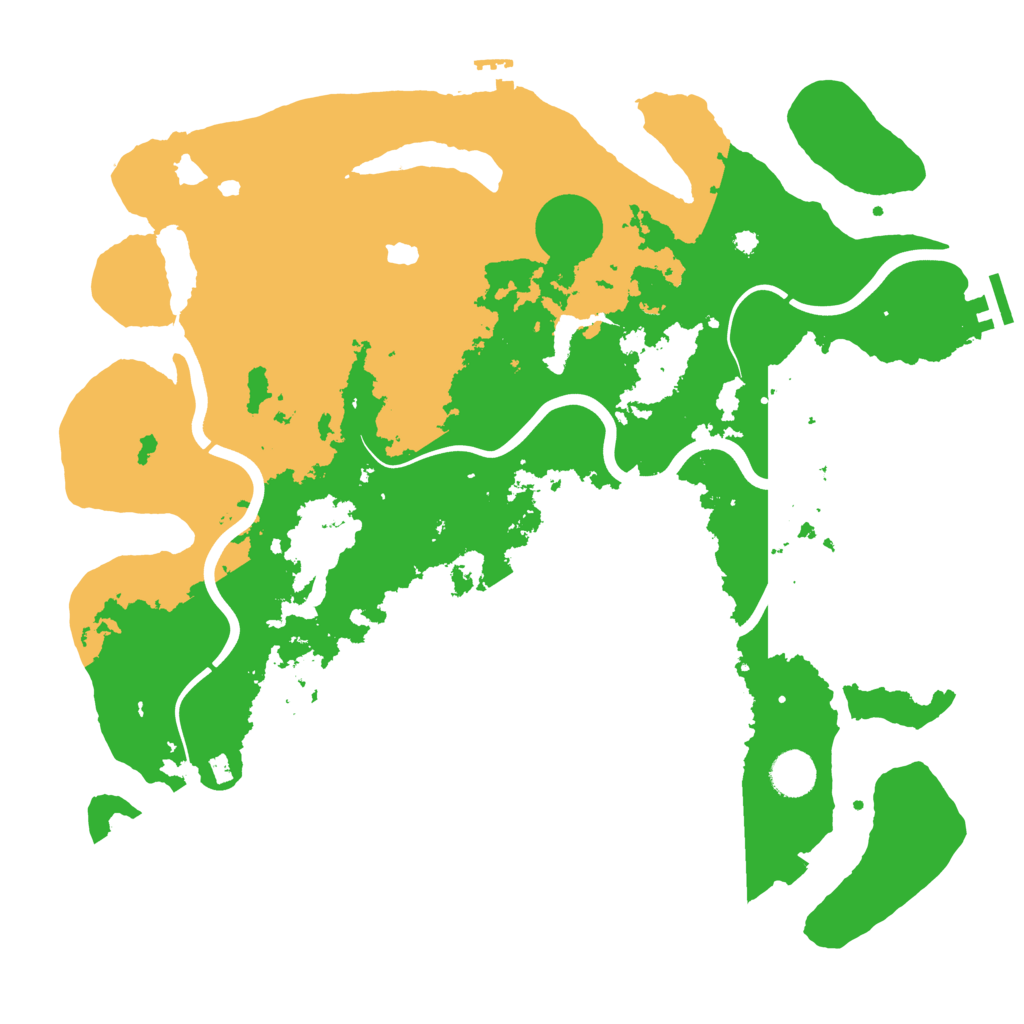 Biome Rust Map: Procedural Map, Size: 4000, Seed: 828882875