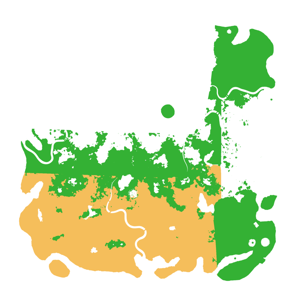 Biome Rust Map: Procedural Map, Size: 6000, Seed: 204614257