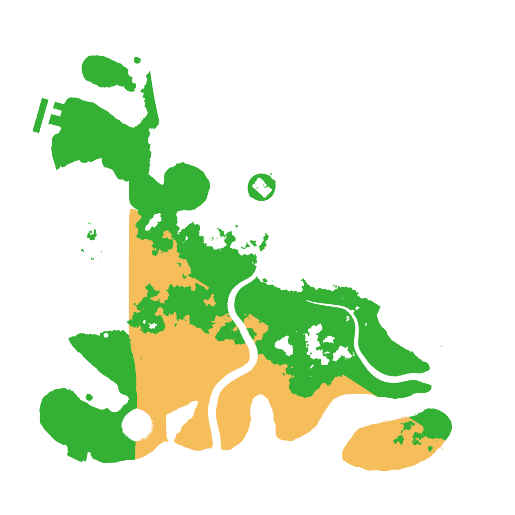 Biome Rust Map: Procedural Map, Size: 3000, Seed: 1260128271