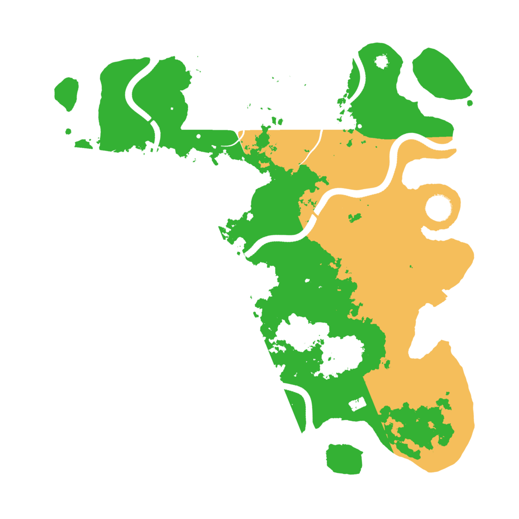 Biome Rust Map: Procedural Map, Size: 3500, Seed: 1461843364