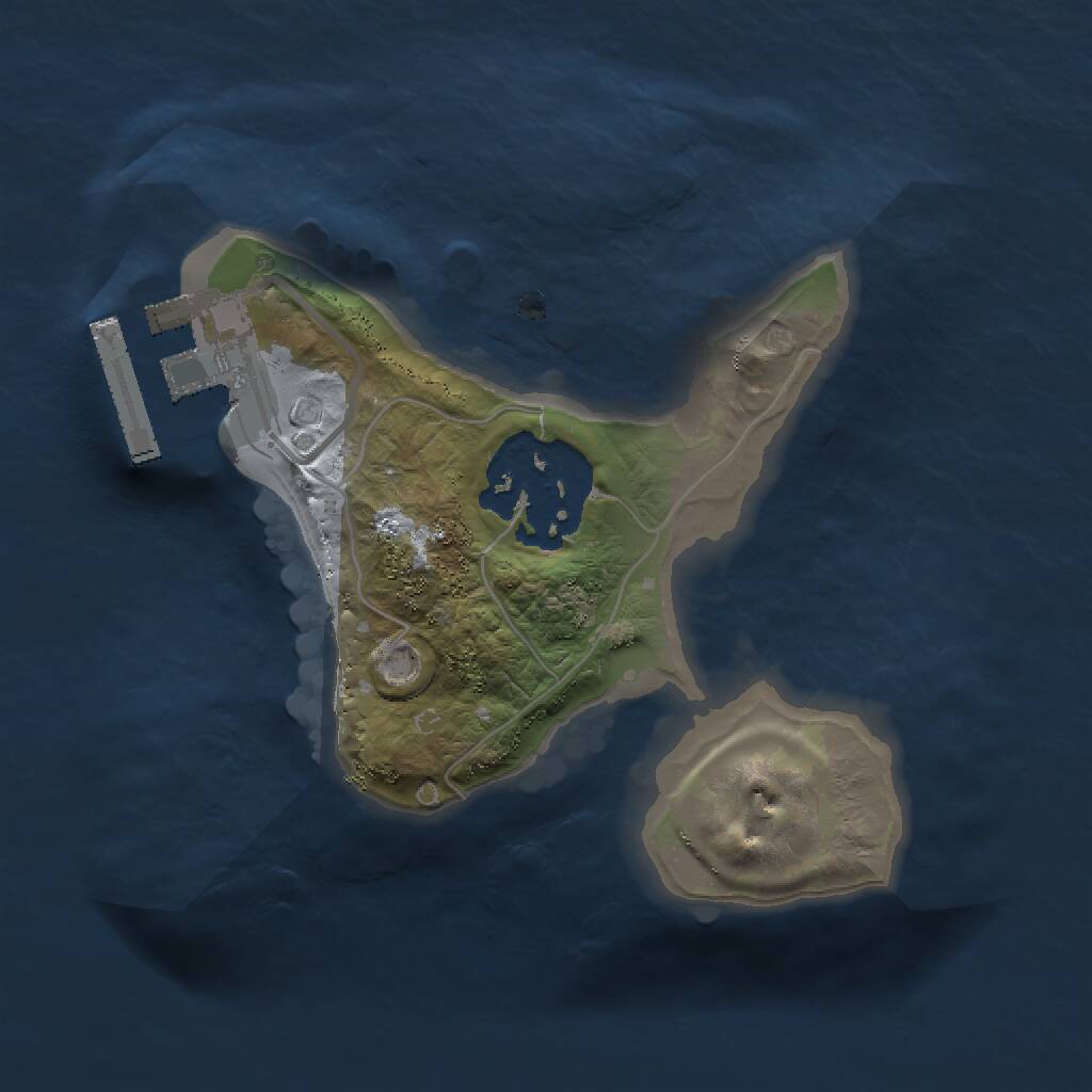Rust Map: Procedural Map, Size: 1500, Seed: 1671671228, 3 Monuments