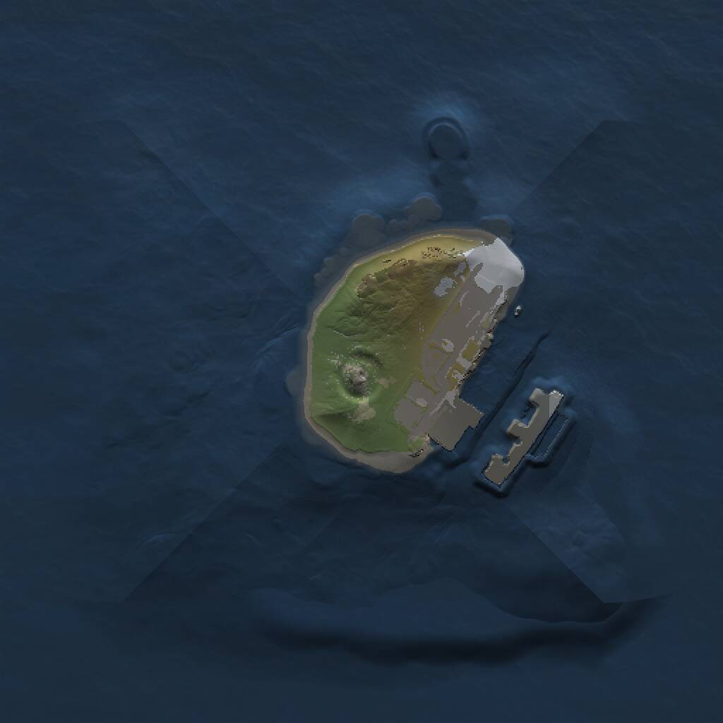 Rust Map: Procedural Map, Size: 1000, Seed: 990876, 2 Monuments