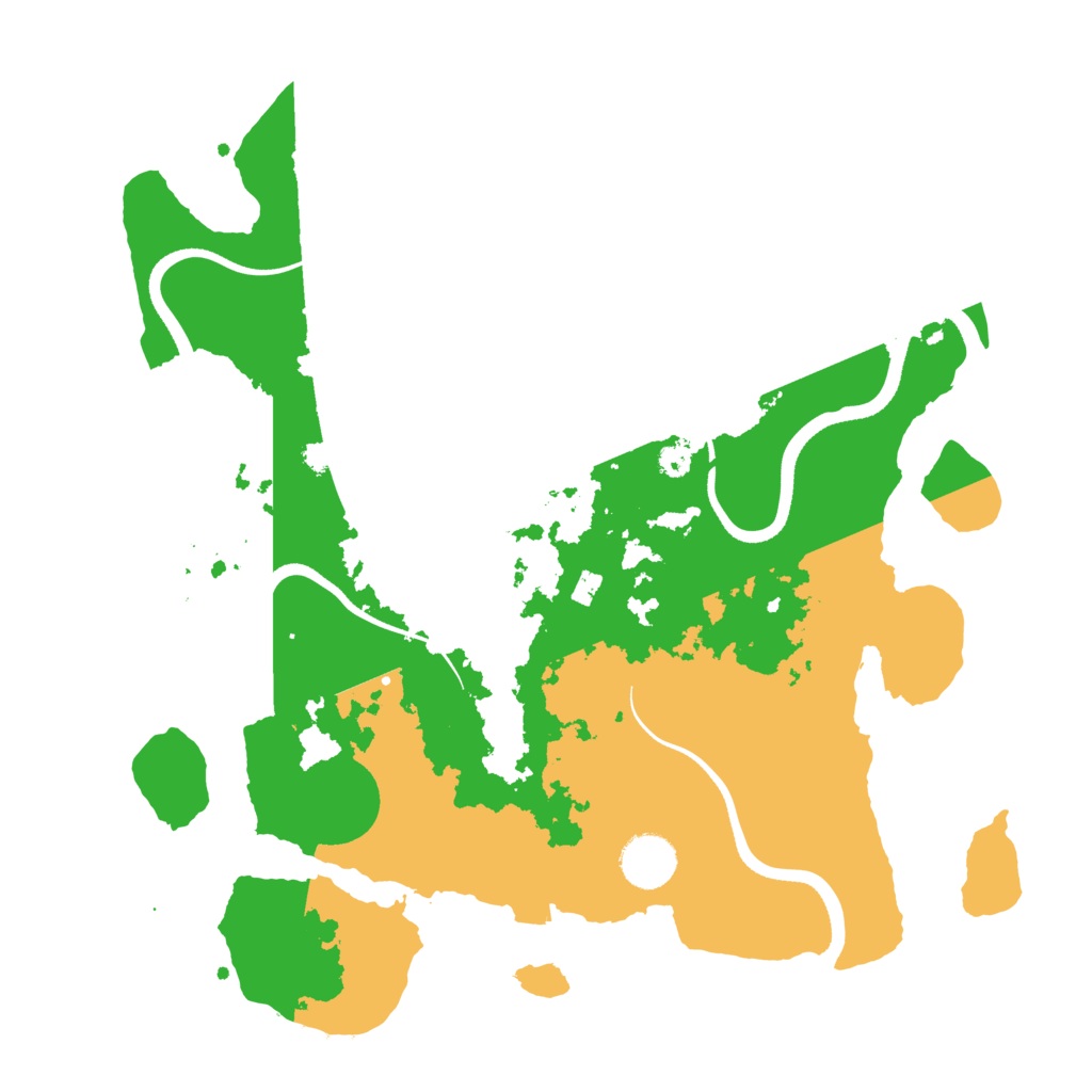 Biome Rust Map: Procedural Map, Size: 3500, Seed: 1475134994
