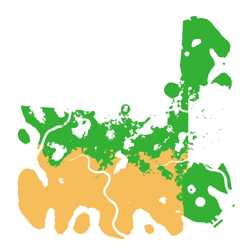 Biome Rust Map: Procedural Map, Size: 4500, Seed: 336101281