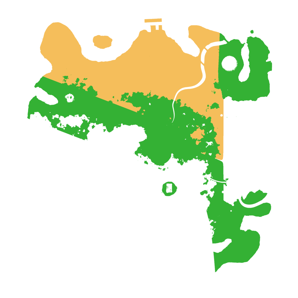 Biome Rust Map: Procedural Map, Size: 3500, Seed: 1191667007