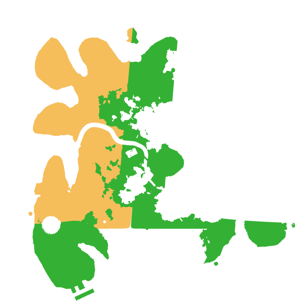 Biome Rust Map: Procedural Map, Size: 3050, Seed: 1582433059